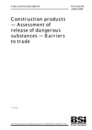 BS PD CEN/TR 15855:2009