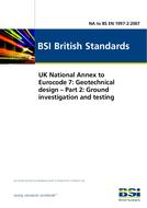 BS NA TO  EN 1997-2:2007