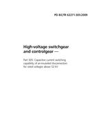 BS PD IEC/TR 62271-305:2009