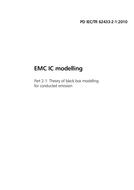 BS PD IEC/TR 62433-2-1:2010