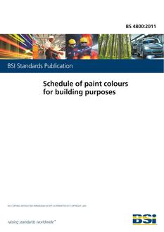 BS 4800:2011 - SET BS 4800:2011 - SET