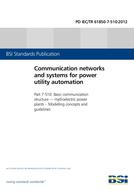 BS PD IEC/TR 61850-7-510:2012 BS PD IEC/TR 61850-7-510:2012