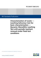 BS PD CEN/TS 15863:2012 BS PD CEN/TS 15863:2012