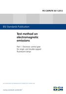 BS PD CISPR/TR 30-1:2012 BS PD CISPR/TR 30-1:2012