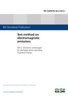 BS PD CISPR/TR 30-2:2012 BS PD CISPR/TR 30-2:2012