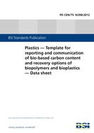 BS PD CEN/TS 16398:2012 BS PD CEN/TS 16398:2012