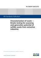 BS PD CEN/TR 16363:2012