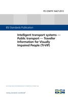 BS PD CEN/TR 16427:2013