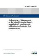 BS PD CEN/TR 16469:2013