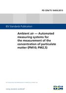 BS PD CEN/TS 16450:2013