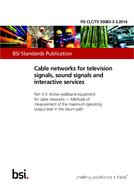 BS PD CLC/TS 50083-3-3:2014