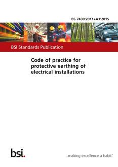 BS 7430:2011+A1:2015