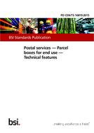 BS PD CEN/TS 16819:2015 BS PD CEN/TS 16819:2015