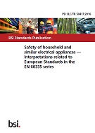 BS PD CLC/TR 50417:2016 BS PD CLC/TR 50417:2016