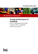 BS PD CEN/TR 15232-2:2016