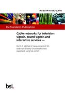 BS PD IEC/TR 60728-3-2:2016