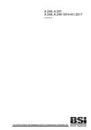 BS A 246-249:1974+A1:2017 BS A 246-249:1974+A1:2017