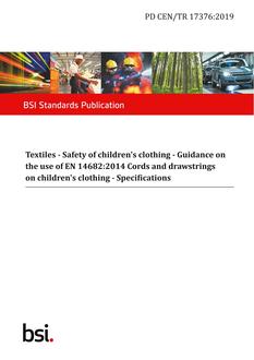 BS PD CEN/TR 17376:2019