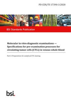 BS PD CEN/TS 17390-3:2020