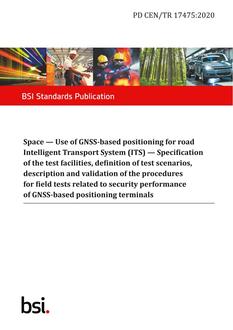 BS PD CEN/TR 17475:2020 BS PD CEN/TR 17475:2020