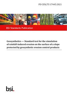 BS PD CEN/TS 17445:2021