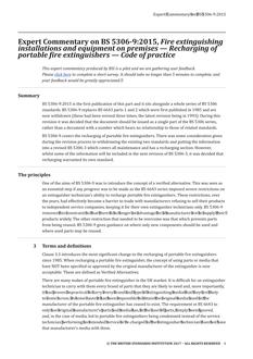 BS 5306?9:2015 EXCOMM (FIRE)