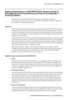 BS 8899:2016 EXCOMM (FIRE)