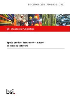 BS PD CEN/CLC/TR 17602-80-01:2021