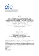 A NEW DIMMING CONTROL SCHEME OF LED STREETLIGHTING LUMINAIRES BASED ON MULTI-DOMAIN SIMULATION MODELS OF LEDS IN ORDER TO ACHIEVE CONSTANT LUMINOUS FLUX AT DIFFERENT AMBIENT TEMPERATURES (OP37, 267-276) A NEW DIMMING CONTROL SCHEME OF LED STREETLIGHTING LUMINAIRES BASED ON MULTI-DOMAIN SIMULATION MODELS OF LEDS IN ORDER TO ACHIEVE CONSTANT LUMINOUS FLUX AT DIFFERENT AMBIENT TEMPERATURES (OP37, 267-276)