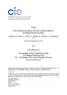 FIELD MEASUREMENT OF NET-ZERO ENERGY RENOVATION BUILDING (PP19, 597-603) FIELD MEASUREMENT OF NET-ZERO ENERGY RENOVATION BUILDING (PP19, 597-603)