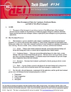 HEI Tech Sheet #134 HEI Tech Sheet #134