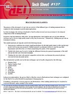 HEI Tech Sheet #137 HEI Tech Sheet #137