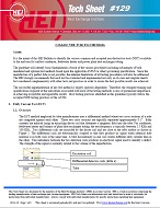 HEI Tech Sheet #129 HEI Tech Sheet #129