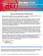 HEI Tech Sheet #139 HEI Tech Sheet #139