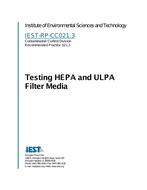 IEST RP-CC021.3 IEST RP-CC021.3