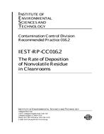 IEST RP-CC016.2 IEST RP-CC016.2