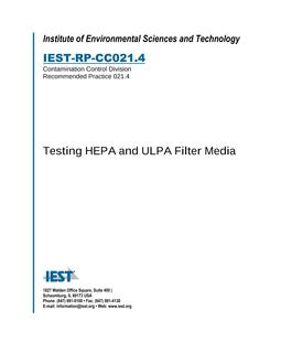 IEST RP-CC021.4 IEST RP-CC021.4