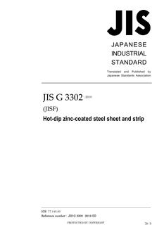 JIS G 3302:2019