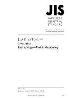 JIS B 2710-1:2020