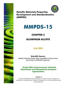 MMPDS MMPDS-15 Chapter 3 MMPDS MMPDS-15 Chapter 3