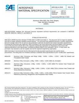 SAE AMSQQA200/8A SAE AMSQQA200/8A
