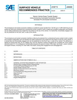 SAE J3105/3_202001 SAE J3105/3_202001