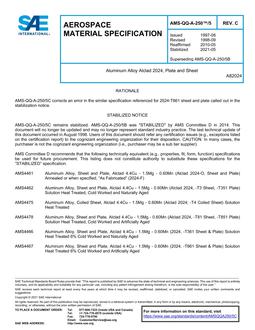 SAE AMSQQA250/5C SAE AMSQQA250/5C